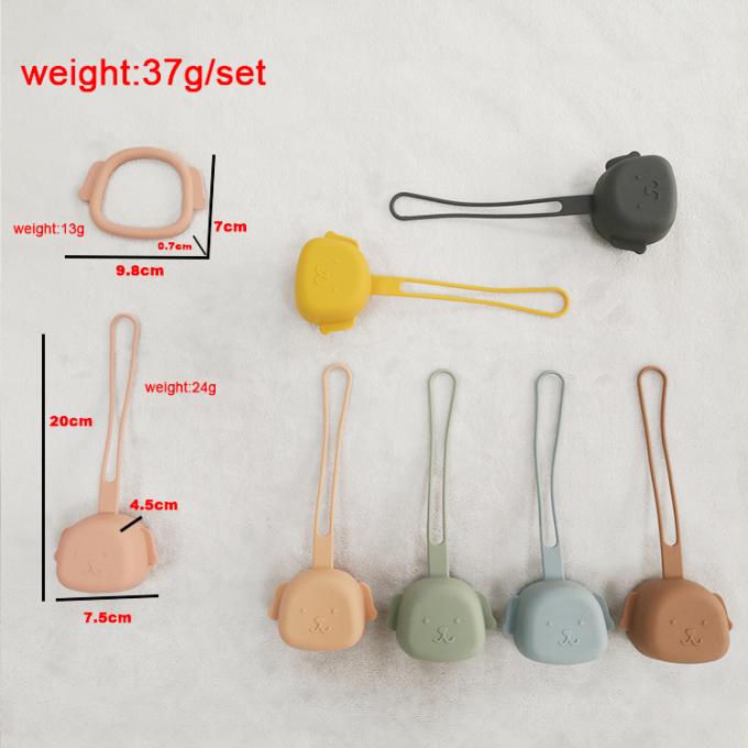 Neues Produkt 2021 einfach, Silikon-Reise-Speicher-Friedensstifter-Halter für Baby teether zu säubern