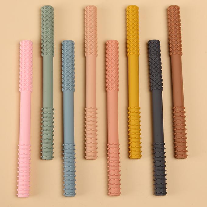 2021 neues Produkt-Zahnenrohre kauen Stock Teether-Baby-molares Stock-Spielzeug mit Bürste