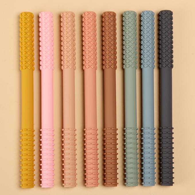 2021 neues Produkt-Zahnenrohre kauen Stock Teether-Baby-molares Stock-Spielzeug mit Bürste