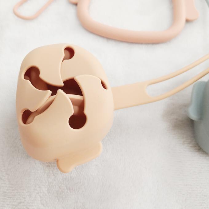 Neues Produkt 2021 einfach, Silikon-Reise-Speicher-Friedensstifter-Halter für Baby teether zu säubern