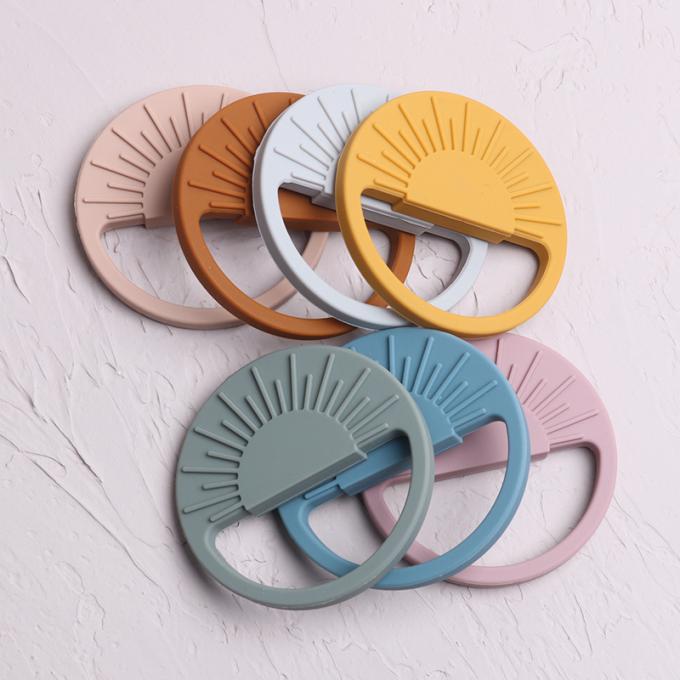 Nettes Form-Nahrungsmittelgrad-Silikon-Großhandelsbaby Teether, der für Baby teether Spielzeug zahnt