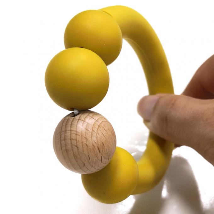 Neue Produkt-Baby Teether Toy Sensory Silicone Teething Rings für Babys