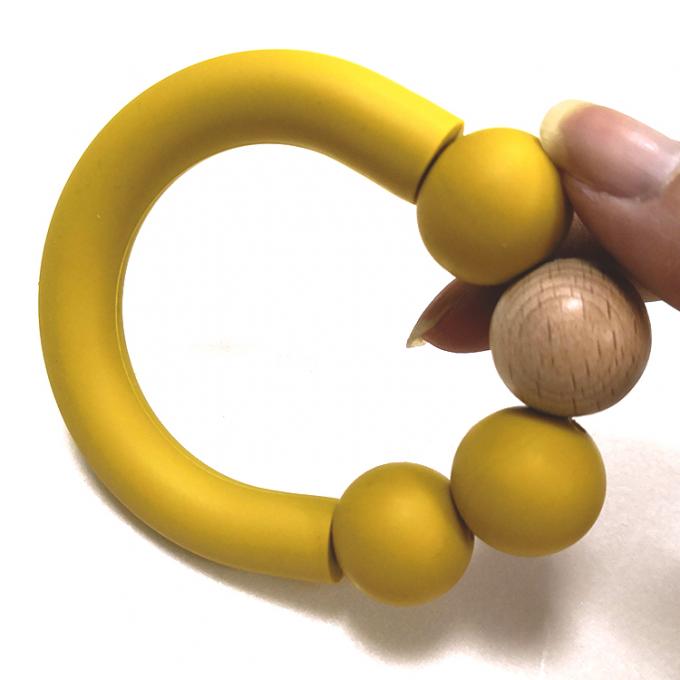 Neue Produkt-Baby Teether Toy Sensory Silicone Teething Rings für Babys