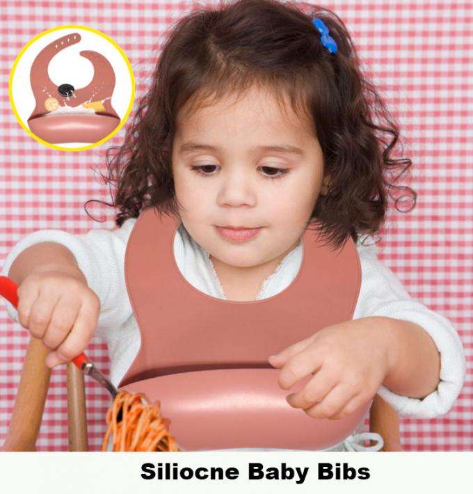 Silikon-Baby-Schellfische kundenspezifische Großhandelseigenmarke Bpa freie justierbare wasserdichte