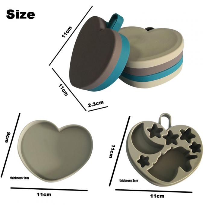 Eiscreme-Werkzeuge formt Großhandels-freies Silikon DIY BPA mit Deckel für sicheres Silikon der Kinderkuchen-Werkzeug-100%food, freie Formen BPA