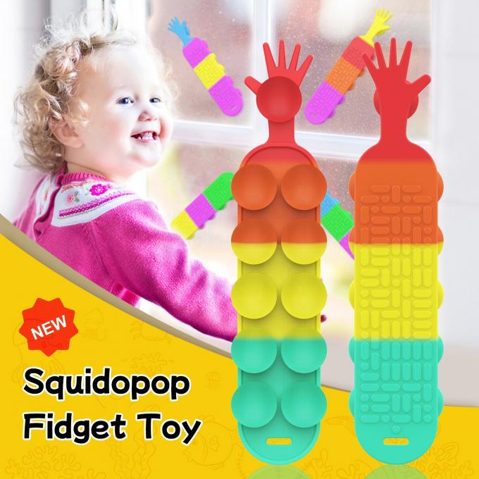 Heißer Verkauf Squidopops beunruhigen Saugspielwaren für die Entlastung des Druckes