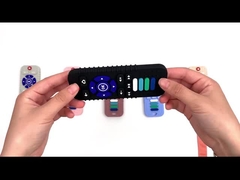 Entferntmonate Fernsehgeformte Baby-Silikon-Produkte Teether Toy For Infants 3+