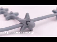 Stretchable Silikonzahnenfriedensstifter-Clip verlorener sicherer Antientwurf