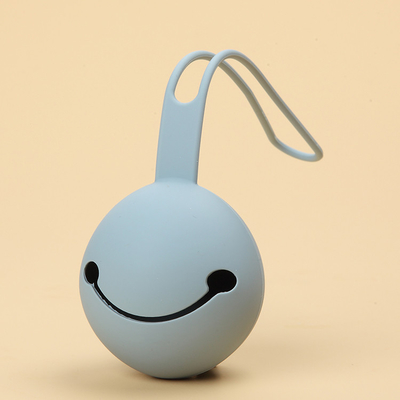 100% Food Grade Baby Silicone Products Strap Teether Holder For Travel 3D Design