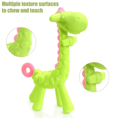 OEM ODM Baby Silicone Chew Toys BPA Free Unbreakable Safe In Sterilizer