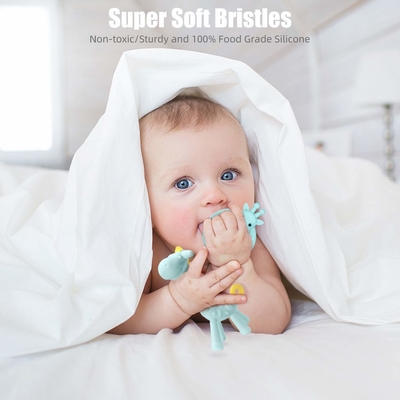 Pain Relief No Harmful Material Silicone Teether Toys For Breast Feeding Babies