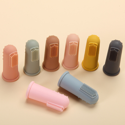 Soft Infant Food Grade Silicone Finger Toothbrush 0-6 Months 6-12 Months