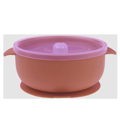 BPA Free Spill Proof Silicone Suction Bowl Sealed Insulation Microwave Safe 125g