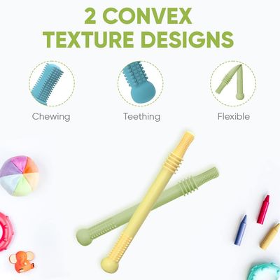 Weiche Silikon-Zahnenstöcke 0.6x0.6 6.2inches für Babys 0 6 Monate